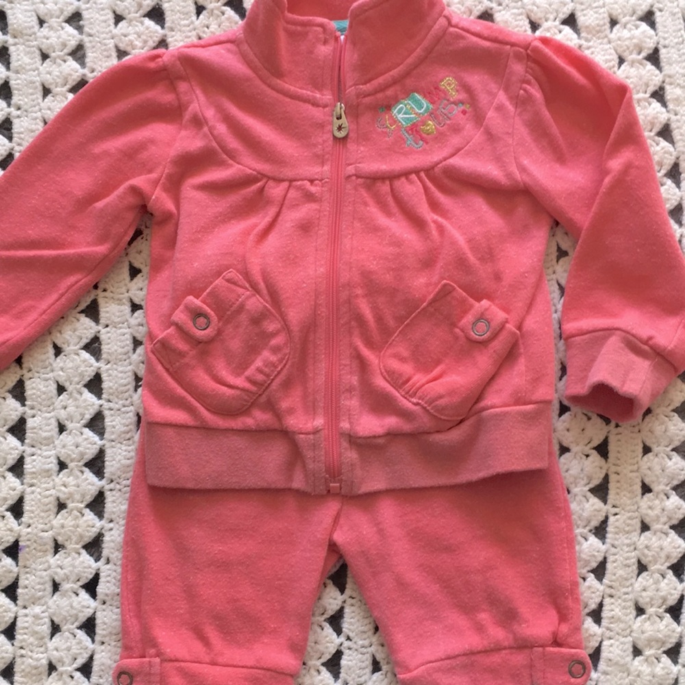 Truly Scrumptious by Heidi Klum jacket and pants. Baby sz 12 mo